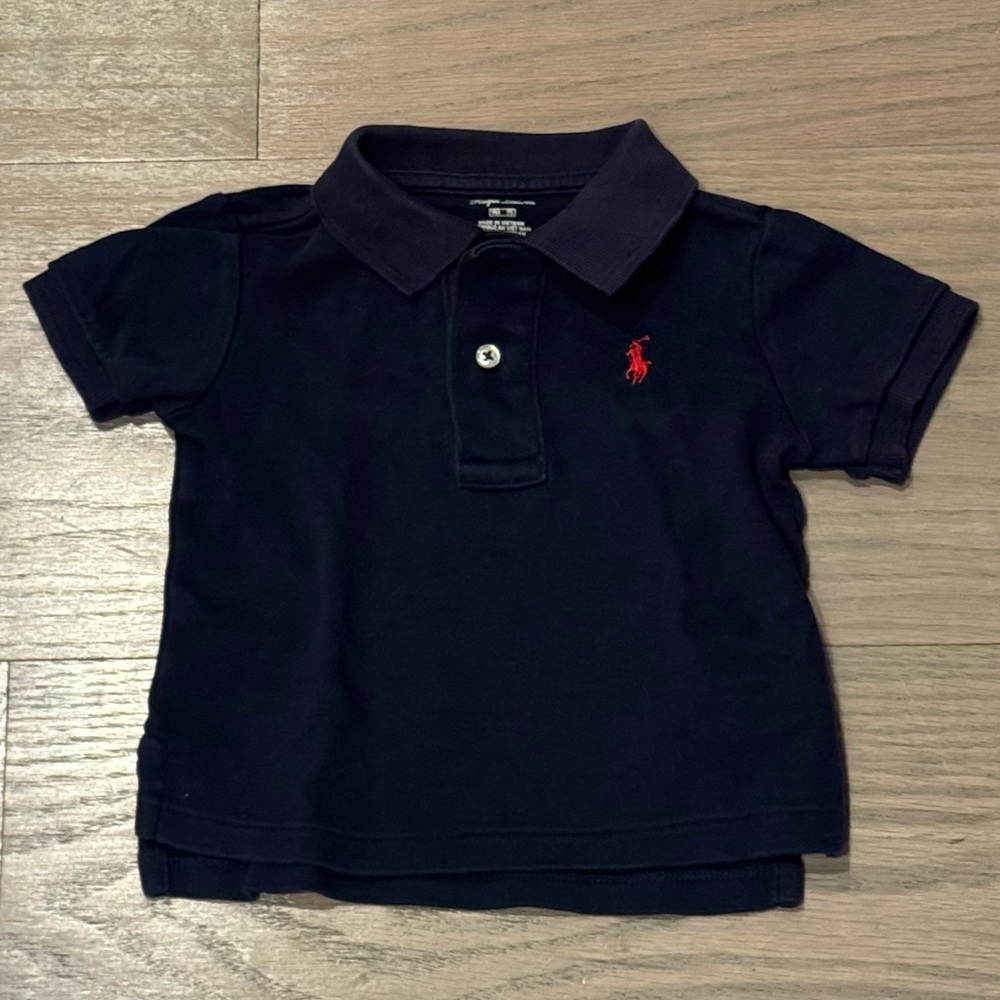 Ralph Lauren Kids Polo in Dark Blue with Red Logo